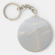 rainbow in the mountains keychains