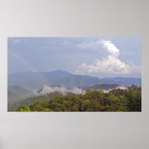 Rainbow in the Smokies Print