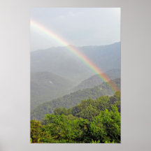 Rainbow in the Smokies Poster