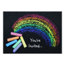 Rainbow Invitation