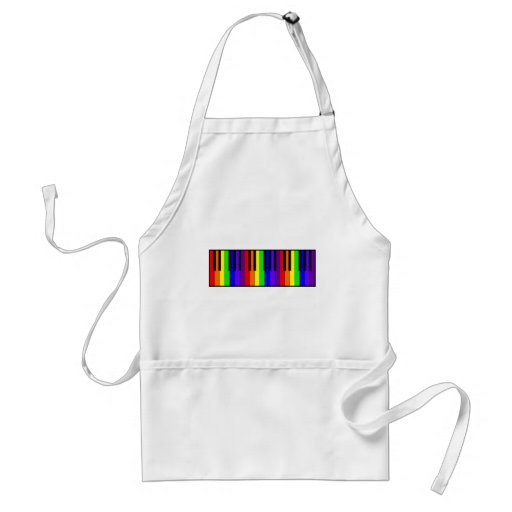 Rainbow Keyboard Aprons