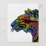 Rainbow leopard (white) flyer 4.5x5.6 (vertical)