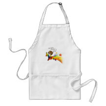 Rainbow Llama Apron
