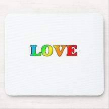 RAINBOW LOVE MOUSEMAT