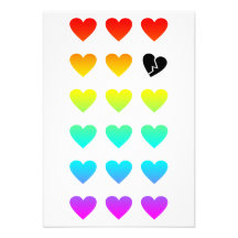 rainbow love outcast invites