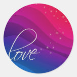 rainbow love stickers