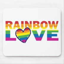 RAINBOW-LOVE.With-Hearteps Mousepads