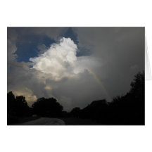 Rainbow of Hope ~ Blessings and Faith Greeting Card