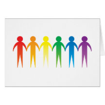 Rainbow People Card