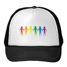 Rainbow People Hat