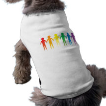 Rainbow People Pet Shirt