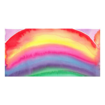 RAINBOW PHOTO CARD TEMPLATE