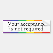Rainbow Pride Bumper Sticker