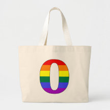 Rainbow Pride Initial O Bags