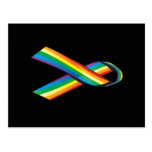 RAINBOW RIBBON POST CARD