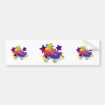 Rainbow Rollerskates Bumper Stickers