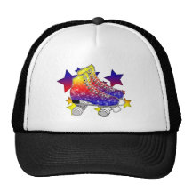 Rainbow Rollerskates Trucker Hat