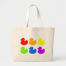 Rainbow Rubber Ducks Bag