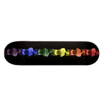 Rainbow Satyrs in Briefs Skateboard