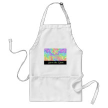 Rainbow Save the Date Apron