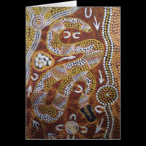 RAINBOW SERPENT Card cards