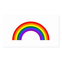 Rainbow Shape Business Cards