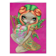 "Rainbow Sherbet Fairy" Greeting Card
