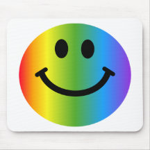 Rainbow Smiley Mousepads