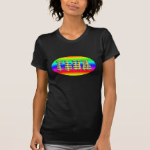 Rainbow Smiley "Plur" T-shirt