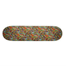 RAINBOW SPRINKLES SKATEBOARD DECK