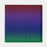 Rainbow Stockinette Refrigerator Magnets