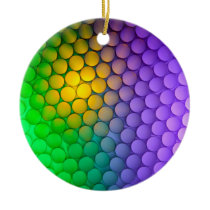 Rainbow Straws Ornament ornaments