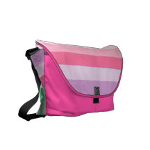RAINBOW STRIPES COURIER BAG