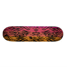 Rainbow Tiger Skateboard