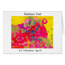 Rainbow Tree Greeting Card