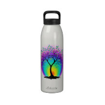 Rainbow Tree of Life Water Bottle