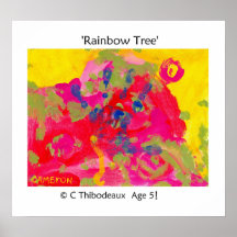 Rainbow Tree Posters