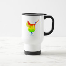 Rainbow Tropical Drink Coffee Mug