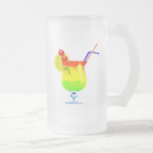 Rainbow Tropical Drink Mug
