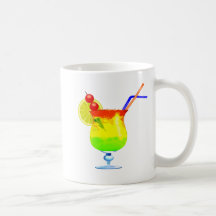 Rainbow Tropical Drink Mugs
