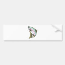 RAINBOW TROUT BUMPER STICKERS