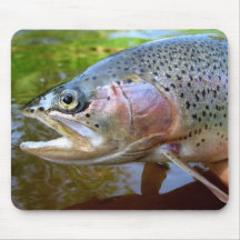 Rainbow trout mousepad