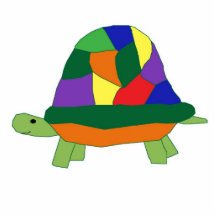 Rainbow Turtle sculpture Acrylic Cut Out
