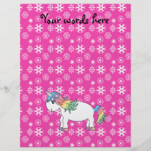 Rainbow unicorn flyer