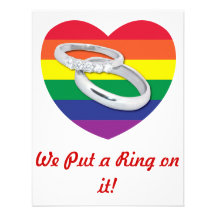 Rainbow Wedding/Save the Date Announcements