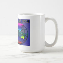 Rainbow World Coffee Cup Mug