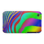 Rainbow Zebra Print iPhone 3 Case-Mate Cases