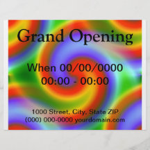 Rainbows Personalised Flyer