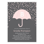 Raining Love Bridal Shower Invitation (Pink)