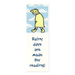 Rainy Day Boy Bookmark Business Card Templates